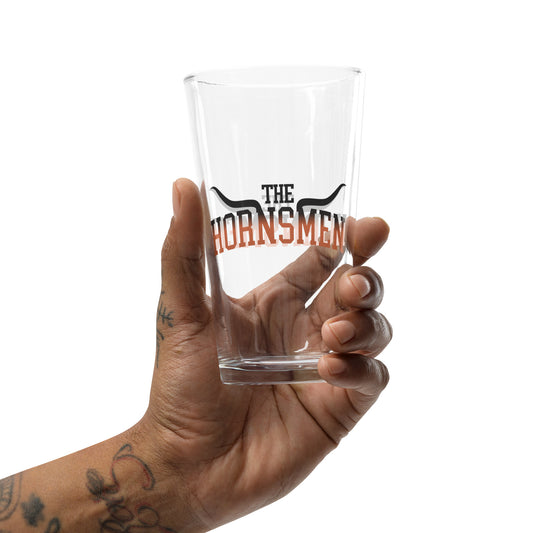 The Hornsmen Pint glass